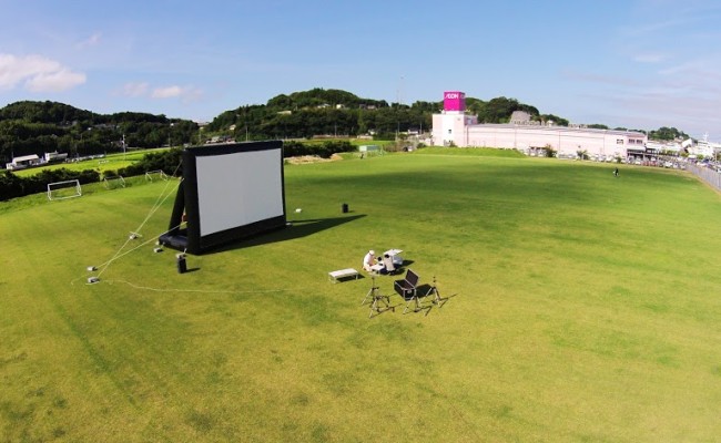 オープンエアシネマ「しまの映画館」！映画館のない壱岐島の野外映画館